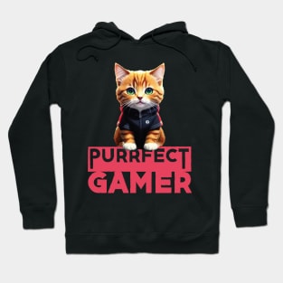 Just a Purrfect Gamer Cat Hoodie